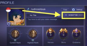 Mobile Legends Diamond top up